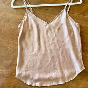 Reformation - Silk Cami in pink (Gigi cami top)